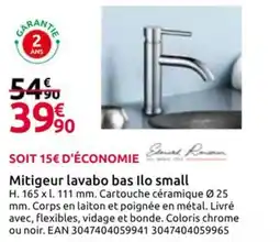 Mr Bricolage Mitigeur lavabo bas Ilo small offre