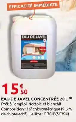 Rural Master EAU DE JAVEL CONCENTRÉE offre
