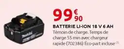 Rural Master BATTERIE LI-ION 18 V 6 AH offre