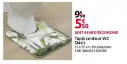 Mr Bricolage Tapis contour WC Oasis offre