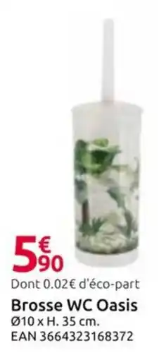 Mr Bricolage Brosse WC Oasis offre