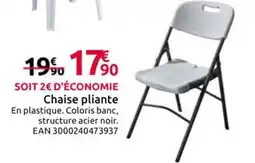 Mr Bricolage Chaise pliante offre