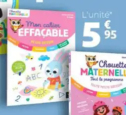 Auchan Mon cahier EFFACABLE offre