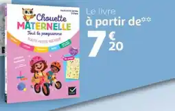Auchan Chouette MATERNELLE offre