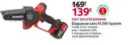 Mr Bricolage Elagueuse sans fil 20V System offre