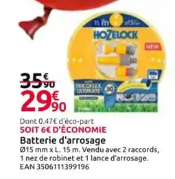 Mr Bricolage Batterie d'arrosage offre