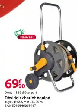Mr Bricolage Dévidoir chariot équipé offre