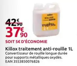 Mr Bricolage Killox traitement anti-rouille offre
