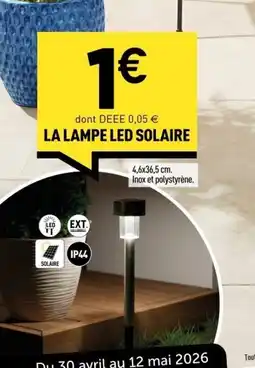Centrakor La lampe led solaire offre