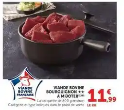 Hyper U Viande Bovine : Bourguignon offre