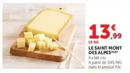 Hyper U LE SAINT MONT DES ALPES offre