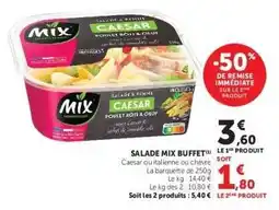 Hyper U Salade Mix Buffet offre