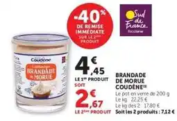 Hyper U BRANDADE DE MORUE COUDÈNE offre