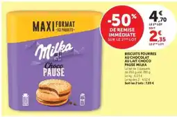 Hyper U MILKA CHOCO PAUSE offre