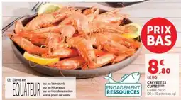 Hyper U CREVETTES CUITES offre
