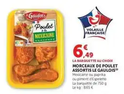 Hyper U Morceaux de Poulet Assortis Le Gaulois offre