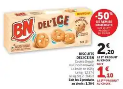 Hyper U Biscuits Del'Ice BN offre