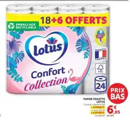 Hyper U Papier Toilette Lotus offre