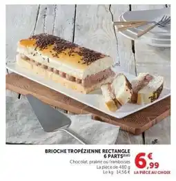 Hyper U BRIOCHE TROPEZIENNE RECTANGLE offre