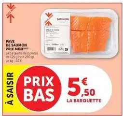 Hyper U PAVÉ DE SAUMON offre