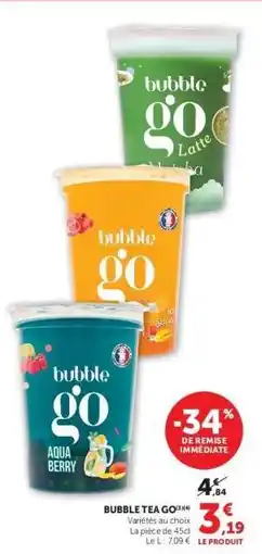 Hyper U BUBBLE TEA GO offre