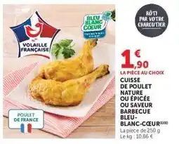 Hyper U Cuisse de poulet offre