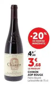 Super U CHINON AOP ROUGE offre