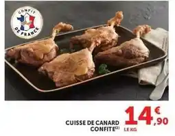 Super U CUISSE DE CANARD CONFIT offre
