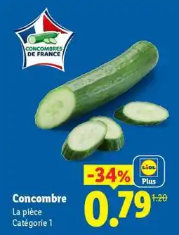 Lidl CONCOMBRE offre
