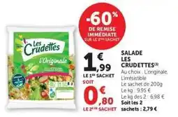 Hyper U Salade Les Crudettes offre