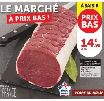 Viande Bovine : Rôti