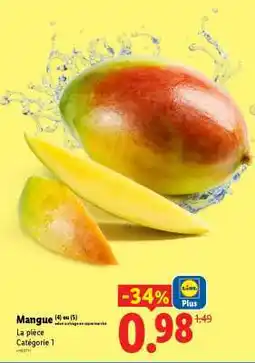 Lidl Mangue offre