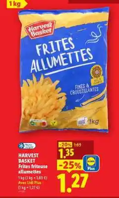 Lidl HARVEST BASKET Frites friteuse allumettes offre