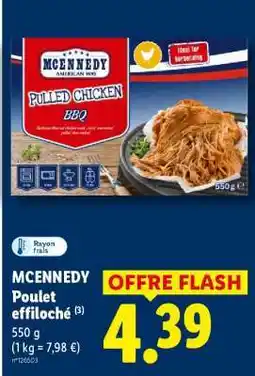 Lidl MCENNEDY Poulet effiloché offre