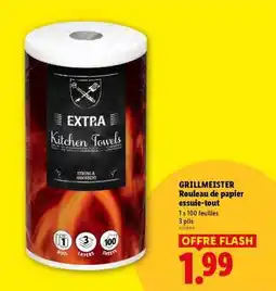 Lidl GRILLMEISTER Rouleau de papier essuie-tout offre