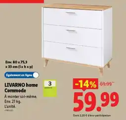 Lidl LIVARNO home Commode offre