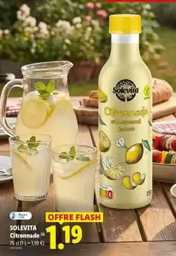 Lidl SOLEVITA Citronnade offre