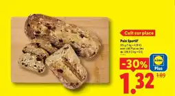 Lidl Pain sportif offre
