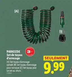 Lidl PARKSIDE Set de tuyau d'arrosage offre