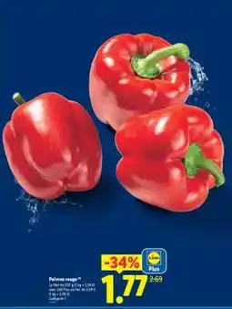 Lidl Poivron rouge offre