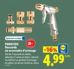 Lidl PARKSIDE Raccords ou accessoire d'arrosage offre