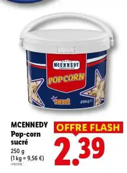 Lidl MCENNEDY Pop-corn sucré offre