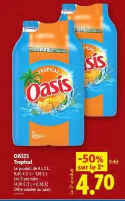 Lidl Oasis Tropical offre