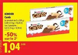 Lidl KINDER Cards offre