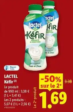 Lidl Lactel Kéfir offre