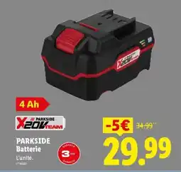 Lidl PARKSIDE Batterie offre