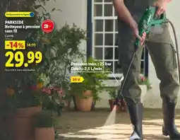 Lidl PARKSIDE Nettoyeur à pression sans fil offre