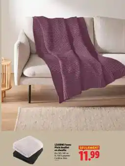 Lidl LIVARNO home Plaid douillet en chenille offre