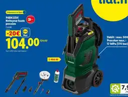 Lidl PARKSIDE Nettoyeur haute pression offre