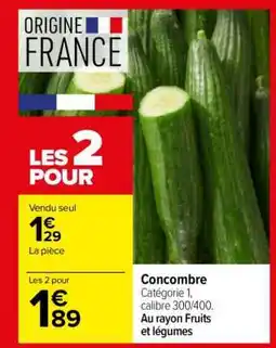Carrefour CONCOMBRE offre